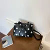 Exquisita Bolsa de Mujer de Lunares 2026 Nuevo Verano Moda de Nicho Versátil Bolso de Hombro Bolso Cruzado Cubo