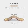 Manija de Latón de Cuero Grueso Colorida Alargada Nórdica para Puerta de Gabinete Cajón de Armario Manija de Cuero Anticolisión para Habitación Infantil