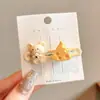 Pinzas para el Cabello de Color Gelatina para Mujer, Accesorios para el Cabello Creativos de Nicho, Pinzas Laterales Frescas y Dulces, Pinzas de Pato Estilo Coreano, Pinzas para el Cabello de Alta Gama y Elegantes