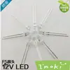 Bombillas led 12V super brillantes 12v 5mm cabeza redonda enchufable luz de coche led foco F5 diodo emisor de luz