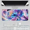 Base de Mouse Grande Bordada Simples e de Alta Qualidade para Escritório, Teclado de Computador, Mesa, Espessa e Resistente a Manchas