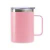 Suministro directo transfronterizo taza de helado de 16 oz con asa doble capa de vacío interior y exterior acero inoxidable 304 taza de café taza de cerveza
