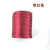 Fábrica atacado chinês nó corda trançada pulseira corda vermelha colar diy linha artesanal 100 metros linha de seda coreana 7