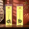 Exquisito Mini Sachet de Artemisa Bendición Zen Regalo Colgante para Teléfono Colgante para Coche Empaque de Tarjeta de Papel Sachet