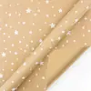 Paquete rodante de Amazon transfronterizo tamaño grande 3m Papel kraft navideño papel de regalo alce árbol de Navidad regalo