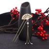 Horquilla de pelo antigua Horquilla de pelo Disco Pelo Borla Peine Simple Combinable Atmósfera Tocado Pelo Horquilla Tocado Hanfu Accesorios para Caminar para Mujer