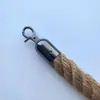 Gancho de cuerda de cáñamo pértiga de conserje línea de aislamiento decoración de cuerda de cáñamo estilo retro división línea de advertencia conexión de macetero cuerda de barandilla