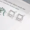 Brincos Quadrados com Contas Redondas 2022 Novos Tendência Retrô Estilo Simples Minimalista para Mulheres Nicho Elegante de Alta Qualidade
