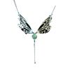 Exquisita y Elegante Cadena para Clavícula con Alas de Mariposa y Borla de Estrella, Nueva Personalidad, Moda Elegante, Celebridad de Internet, Cadena para Clavícula Hot