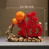 Novos Ornamentos Criativos de Abóbora Fuzi Vermelha Chinesa Decorações para Casa Sala de Estar Gabinete de TV Gabinete de Vinho Venda por Atacado de Fábrica