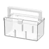 Caja Organizadora de Cartas Caja Hogar Acrílico Transparente Escritorio Bar Almacenamiento a Prueba de Polvo Caja de Almacenamiento de Cartas Yu-Gi-Oh