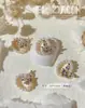 Famoso en Internet Corona de Navidad para Uñas con Diamantes Perlas Decoración Versátil Joyería de Diamantes para Uñas Dorados y Plateados Japoneses de Alta Retención de Color