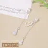 Cadena con Colgante de Circonita Chapada en Oro de 18 Quilates, Separadores de Cuentas, Pulsera Hecha a Mano para DIY, Colgante para Collar, Joyería de Cobre que Conserva el Color, Accesorios