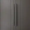 Maçaneta de Porta de Vidro de Aço Inoxidável Cobre de Imitação de Luxo Pronta para Uso Normcore Madeira Maciça Sofisticada Hotel Escritório Maçaneta de Porta