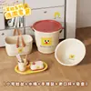 Estilo Crema Impresión Curativa Set de Almacenamiento para Baño del Hogar Alquiler Mudanza Juego Completo Baño del Hogar Plástico Artículos de Uso Diario
