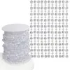 Cortina de Fio com Contas de Novo Estilo para Decoração de Casamento, Fio de Cristal para Decoração de Teto de Local de Casamento, Corrente de Divisória de Cortina de Cristal para Porta e Janela