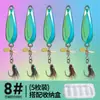Set de anzuelos para señuelos de micro lentejuelas, jigs de lanzamiento largo y moscas para peces de agua dulce como el pez mandarín y el pez blanco