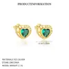 Collar Colgante Cuadrado con Forma de Diamante de Cuerda Retorcida Dorada de Plata de Ley S925 Yuanfan para Mujer, Conjunto de Joyería de Corazón Versátil de Alta Gama