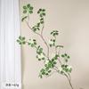 Hojas de loto de Guanyin artificiales con flores ramas grandes ratán zen chino planta verde flor falsa planta falsa simple flor decorativa de interior