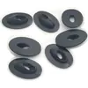 Ojal de plástico PVC cosido Ojal de aire para zapatos ovalados ropa hebilla de ojal de aire hebilla de ojal cosida de goma blanda
