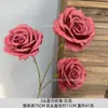 Flor Artificial 3 Cabeças Estrela e Lua Rosa Rosa de Casamento Cascata Decoração de Sala de Estar Enfeites Noiva Segurando Flores Artificiais