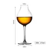 Copo de Degustação de Whisky, Copo para Destilados, Copo Alto Tulipa para Degustação de Vinho, Copo de Cristal Iso Pure para Beber Aroma