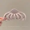 Pinza para el pelo de verano estilo ins con bloques de color para mujer, pasador lindo de lunares japoneses para niña, pinza de tiburón grande para recogidos.