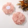 Primavera e verão pequeno fresco mori chiffon borda queimada malha gaze flor diy feito à mão tudo-em-um grampo de cabelo acessórios de cabelo acessórios de vestuário atacado