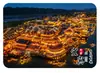 Ímã de Geladeira de Vidro Paisagem de Yibin Figuras Wuliangye Esculturas de Feras Míticas Lembranças Criativas Culturais Ímã de Presente para Casa