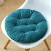 Cojín de asiento de algodón, felpa gruesa, cálido para otoño e invierno, cojín redondo para glúteos para sentarse mucho tiempo en aulas y oficinas, cojín de felpa para silla