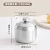 Tarro de Condimentos de Acero Inoxidable 304 Coreano Restaurante con Cuchara Puesto de Comida Tarro de Condimentos Tres Sabores Sabor Único Cocina Hogar Shihai