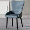 Fabricante de Cadeiras de Café Estilo Italiano Atacado Cadeiras Duráveis para Hotel com Encosto Cadeiras de Jantar de Luxo Leve Uso Doméstico Cadeiras de Penteadeira com Assento Estofado Macio