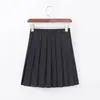 Exportación transfronteriza de uniforme escolar negro para mujer, estilo básico clásico, traje de marinero JK japonés, conjunto de falda corta preppy