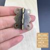Bisagra Pequeña Lingote Antiguo Caja de Madera Caja de Regalo Bisagra Bisagra de Hierro Encaje Loto Página Bronce Accesorios de Hojas Sueltas