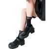 Medias de Encaje Lindas Estilo Japonés Medias de Media Caña para Mujer Medias Estilo Universitario JK Medias Lolita Calcetines de Princesa Boca de Burbuja