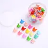 Pasador de Celebridad de Internet Pinza Lateral Colorida Pinza de Flor Color Caramelo Pinza Pequeña de Una Palabra Tocado Femenino