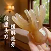 Peine de masaje para cabeza de pulpo, cepillo de terapia de meridianos, masajeador de palillo, peine de dientes anchos, peine de pulpo portátil