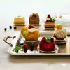 Suporte para Bolo Quadrado Redondo Dourado Mousse Tapete para Mousse Tapete para Cortar Bolo Suporte para Sobremesa