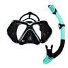 Mergulho com snorkel dois traje de mergulho para tesouro óculos de mergulho de borracha natação com snorkel gratuito silicone combinação para adultos homens e mulheres atacado
