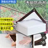 Tela Transparente Impermeable Borde de Flor Suculenta Transfronterizo Envoltura Perforación Lona de Plástico Transparente PE Tela Aislante Cubierta de Lluvia
