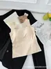 Top regata de seda gelada com decote quadrado, sensação de pele nua, sem costura, alças largas para mulheres, doce picante com bojos, para usar sozinho ou como segunda pele, roupa íntima simples e confortável