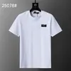 Camiseta de manga curta de alta qualidade, transfronteiriça, corretamente etiquetada, nova, da moda, para o verão, solta, jacquard, comércio exterior europeu e americano