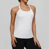 Regata de Yoga com Bojo, Top Esportivo Respirável para Pilates Fitness, Costas nadador para Mulheres Bb303