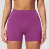 Amazon Shorts Deportivos de Fitness Trasero de Durazno Cintura Alta Elásticos Ajustados Sensación Nude Shorts de Yoga para Mujer 2036