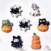 Linterna de calabaza de Halloween, fantasma de dibujos animados, suministros de manualidades DIY, accesorios para el cabello, pegamento de crema, accesorios de resina, materiales
