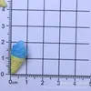 Casquinha de Sorvete Realista 3D Acessórios de Resina DIY Brincos Criativos Pingentes de Chaveiro Sorvete Atacado