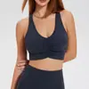 Sujetador Deportivo Transfronterizo para Mujer, a Prueba de Impactos, Anti-Caída, Correas Bonitas, Almohadillas en el Pecho, Ropa de Yoga, Chaleco sin Mangas Color Nude para Fitness