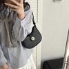 Textura de alta calidad Bolso pequeño para mujer 2025 Nuevo Verano Combinable Bolso bandolera Moda Bolso de hombro/axila Bolso cuerno