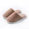 Pantuflas de Algodón para el Hogar para Mujer Otoño e Invierno Hogar Interior Cálido Antideslizante Pareja Pantuflas de Algodón de Felpa Venta al por Mayor Estilo para Hombre