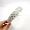 Diadema de temperamento de moda europea y americana, nueva diadema con forma de cristal, tocado cruzado, accesorios para el cabello antideslizantes